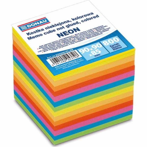 Kostka Donau DONAU, nelepená, 90x90x90mm, cca 800 karet, ...