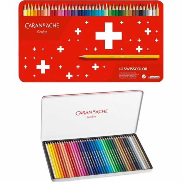 Pastelky Caran d`Arche Swisscolor Aquarelle, s akvarelový...
