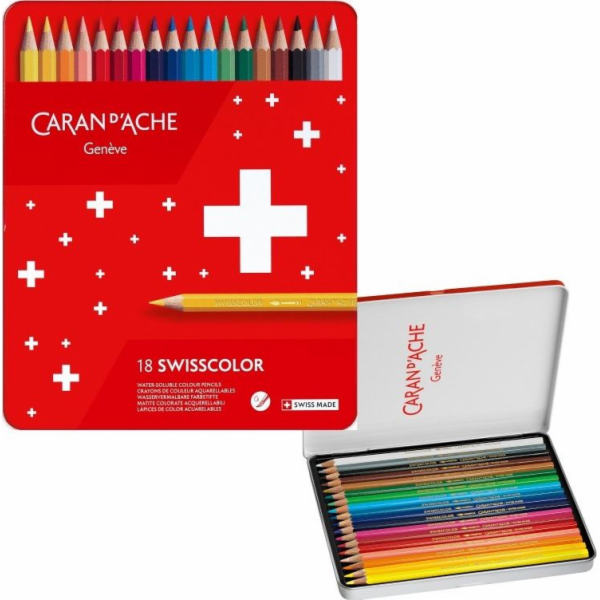 Pastelky Caran d`Arche Swisscolor Aquarelle, s akvarelový...