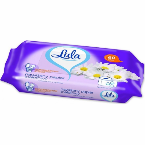 Lula zvlhčovaný toaletní papír, lula, s heřmánkovým extra...
