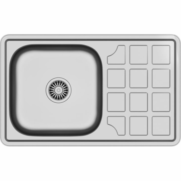 Steiner LOUIS 111 Steinsteel saténový dřez se sifonem, 1m...