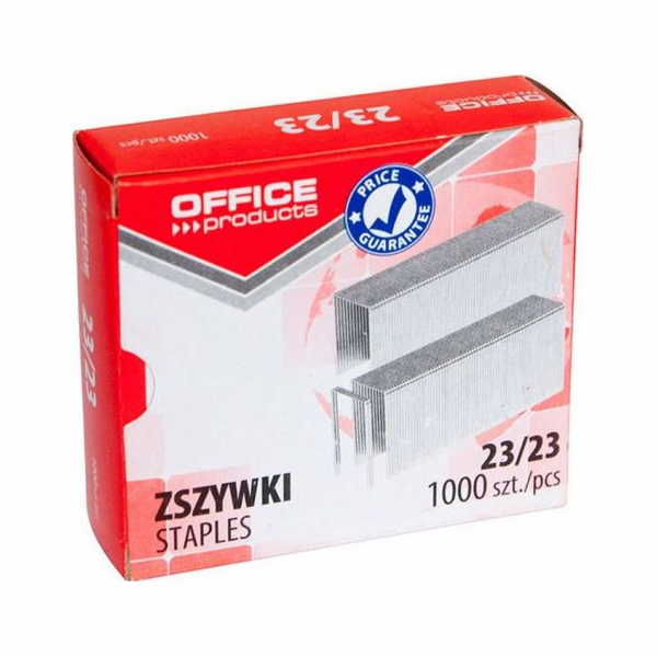 Sponky KANCELÁŘSKÉ VÝROBKY Sponky23/23 1000 ks