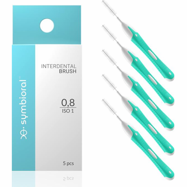 Symbioral Mezizubní kartáček 0,8 mm 5 ks.