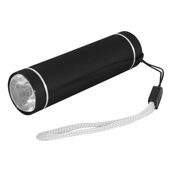 Svítilna HAND TORCH 1W HLINÍKOVÁ ČERNÁ LTC LXLL38