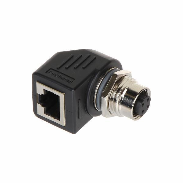 ÚHLOVÝ PŘECHOD M12D-G/RJ45-G