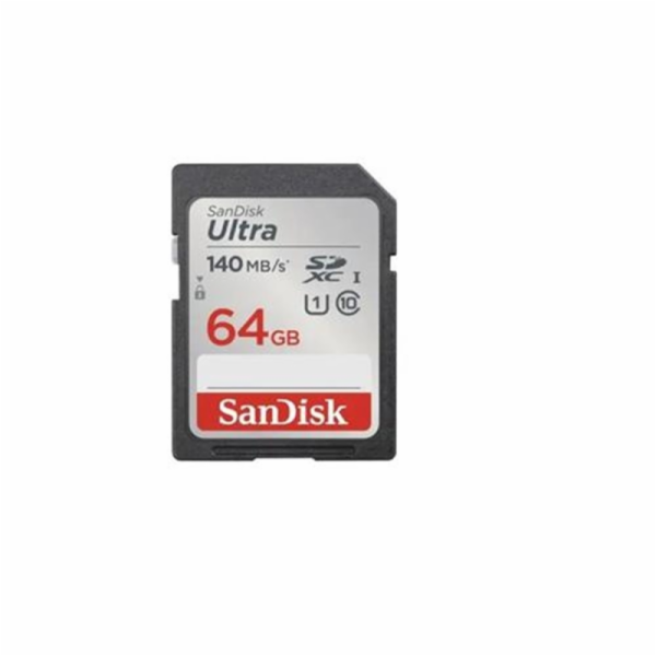 SanDisk SDXC karta Ultra 64GB (140MB/s)