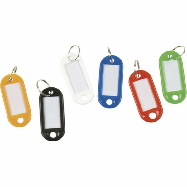 Q-Connect Klíčenky Q-CONNECT, 50x22mm, 100 ks, žluté