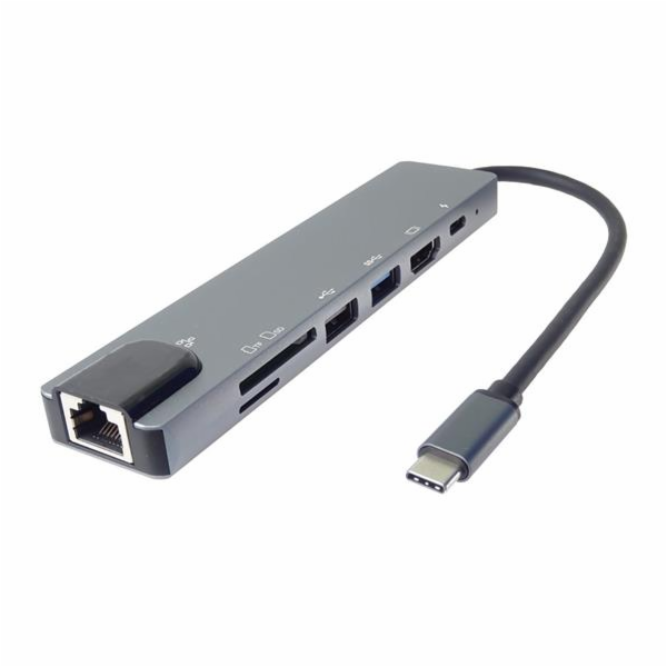 PremiumCord Adaptér USB-C na HDMI + USB3.0 + USB2.0 + PD ...