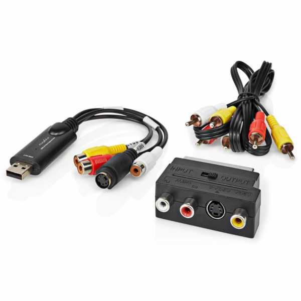 NEDIS video převodník/ USB 2.0/ 480p/ A/V kabel/ SCART/ 3...
