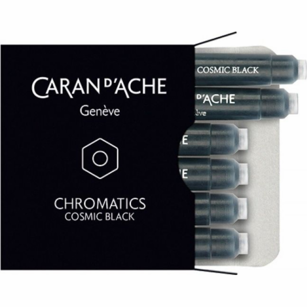 Caran d`Arche Chromatics černé inkoustové cartridge, 6 kusů
