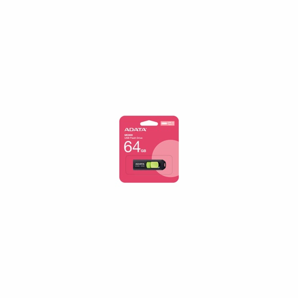 64GB ADATA UC300 USB 3.2 černá/zelená ACHO-UC300-64G-RBK/GN