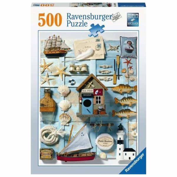 Puzzle Ravensburger 500 dílků Mořské vibrace