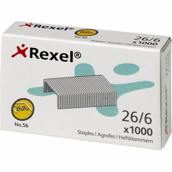 Sponky Rexel 26/6, 1000 ks (06131)