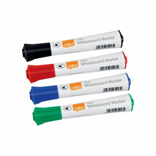 Nobo Glide Ink Markers různé barvy 10 ks