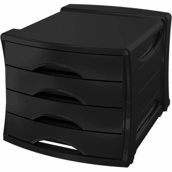 Esselte EUROPOST VIVIDA úložný box se 4 zásuvkami Černá (...
