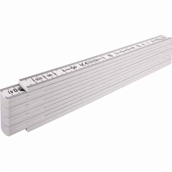 Stabila Skládací míra 2m STABILA 1107 plast, bílá