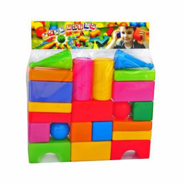 Czako Klocki 22 kusů v sáčku