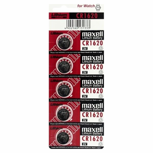 Baterie Maxell CR1620 5 ks.