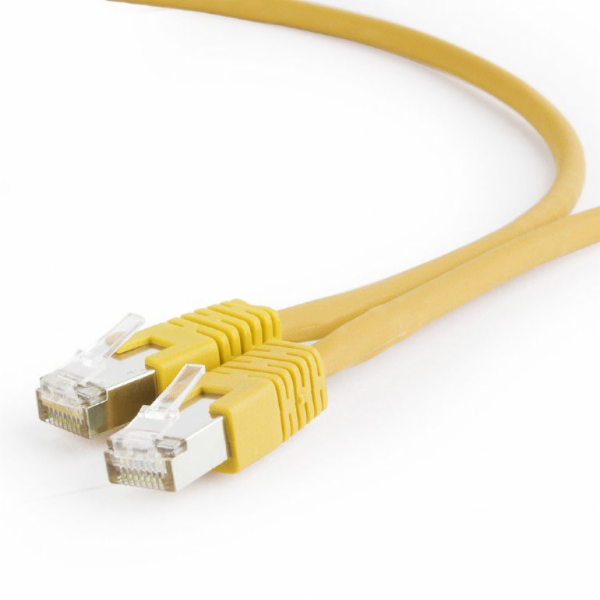 Gembird RJ-45/RJ-45, kat. 6A, S/FTP, žlutá, 3M (PP6A-LSZH...