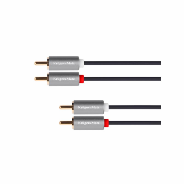 Kabel KRUGER & MATZ 2xCINCH konektor/2xCINCH konektor 10m...