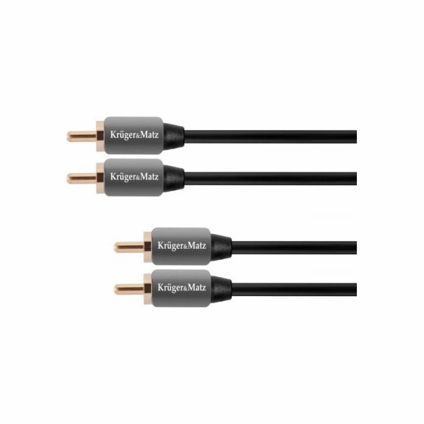 Kabel KRUGER & MATZ 2xCINCH konektor/2xCINCH konektor 1,8...