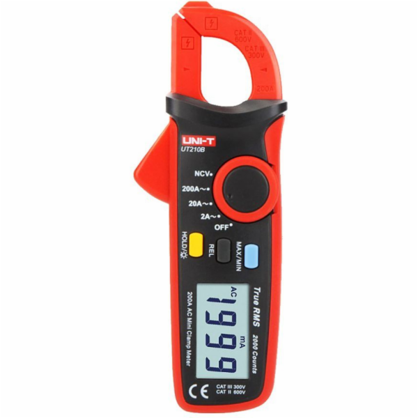 Uni-T 200A AC klešťový měřič UT210B (MIE0173)