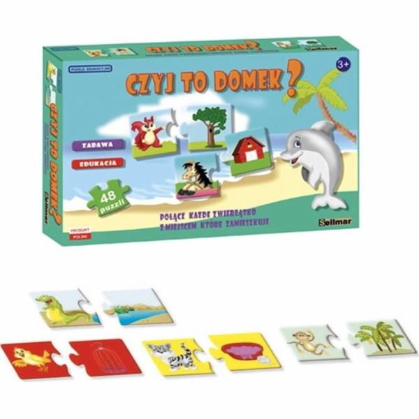Puzzle Sellmar Czyj to domek?