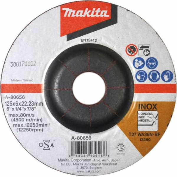 Makita FLEX SHIELD 27 125x6,0x22,2 A 36 N MAKITA - A-80656