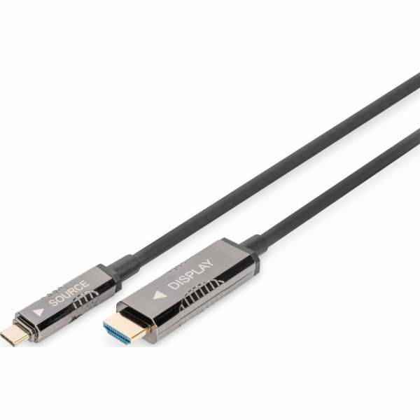 Kabel adapter hybrydowy AOC USB Typ C na HDMI 4K 60Hz 20m