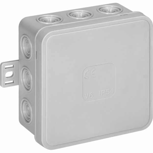 Box n/t CLICK, IP54, 12 průchodek, 85x85x41mm, šedá, OR-J...