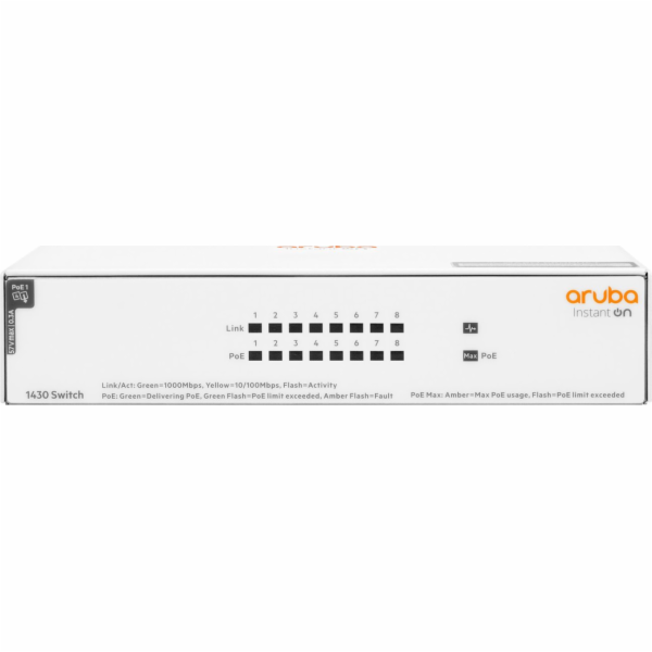 Aruba Instant On 1430 8G Class4 PoE 64W Switch