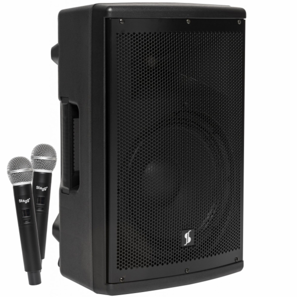 Stagg AS12B, mobilní 12" zvukový systém MP3/BT/USB/TWS/2x...