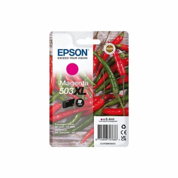 Epson 503XL - 6.4 ml - XL - purpurová - originální - blis...