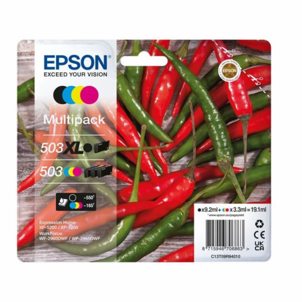 EPSON Multipack 4-colours 503XL Black/Standard CMY
