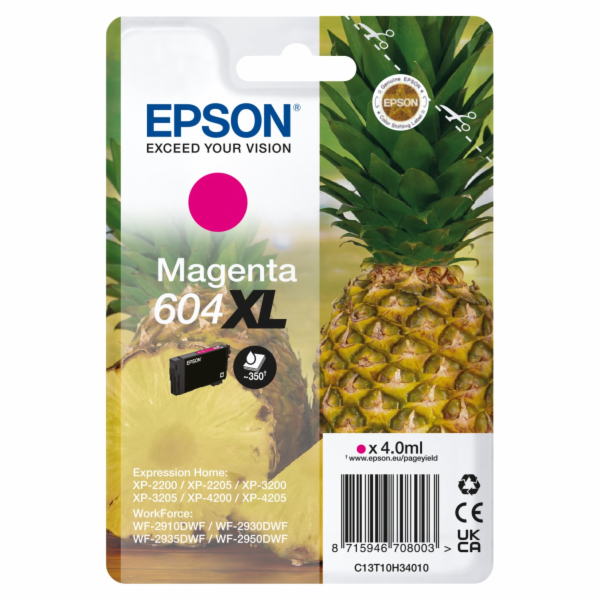 Epson 604XL Singlepack - 4 ml - XL - purpurová - originál...
