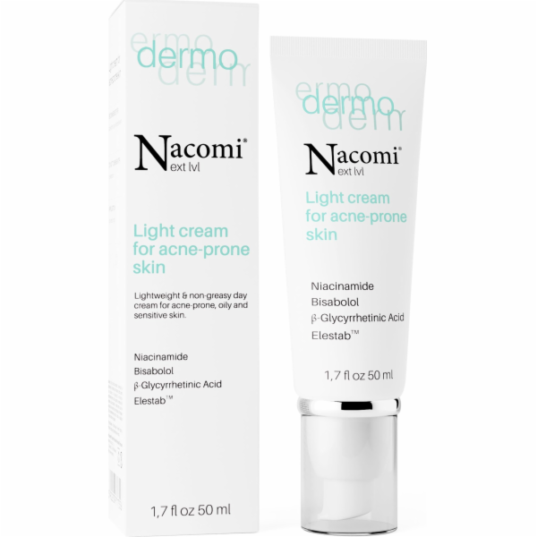 Lehký krém na aknózní pleť - 50ml - Nacomi Dermo