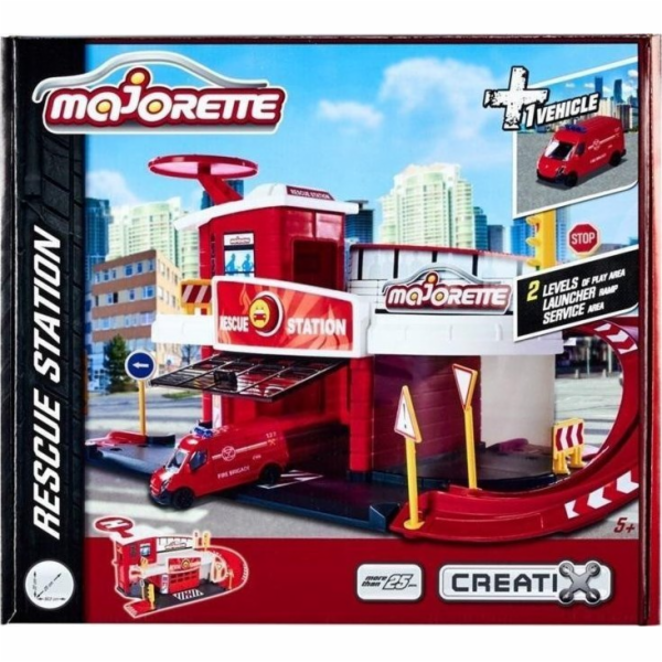 Majorette Creatix Garage Rescue Station + 1 vozidlo