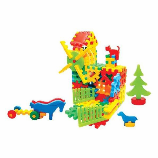 Chako Construction Blocks Magician Mill 62 Elements