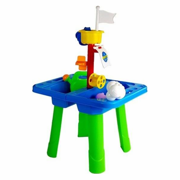 Lean Sport Table pískoviště formičky do písku lopaty konev