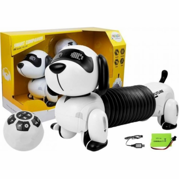 LEANToys interaktivní dálkově ovládaný psí robot se zvuke...