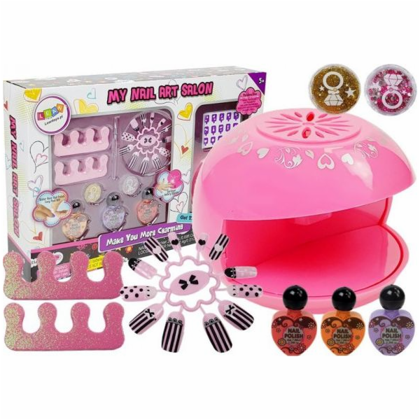 Lean Sport Nail Art Kit Glitter Sušák