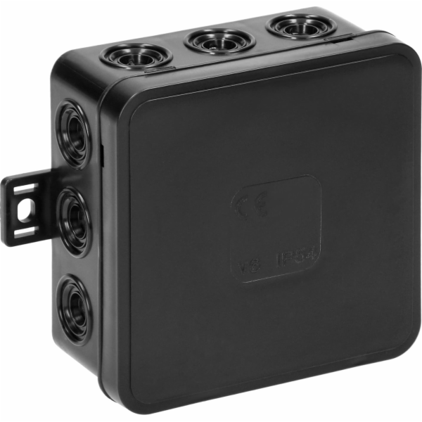 Orno Box n/t CLICK, IP54, 12 průchodek, 85x85x41mm, černá...