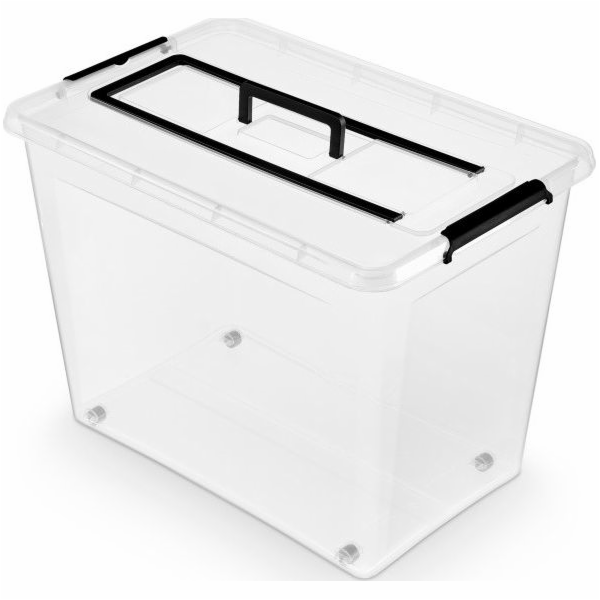 ORPLAST ORPLAST Zásobník Simple Box, 80l s madlem, průhledný