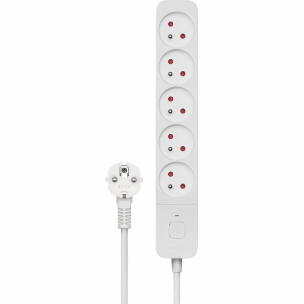 SAVIO 5 zásuvek, 5M, přepínač/přepínač LZ-10