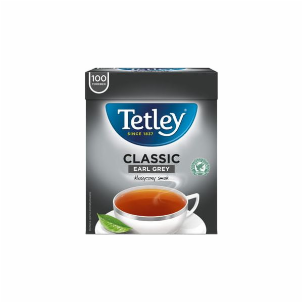 Tetley Tetley klasický earl grey černý čaj 100 tb