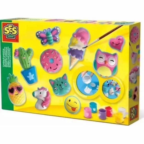 SES Sádrové odlitky - Veselé figurky
