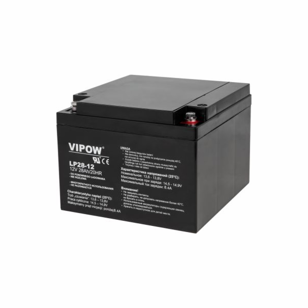 Baterie Vipow Gel 12 V / 28 Ah