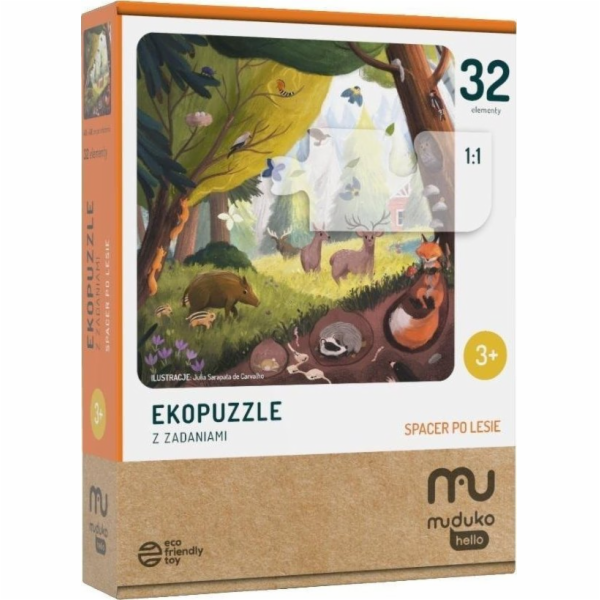 Muduko Ekopuzzle 32 Procházka lesem MUDUKO