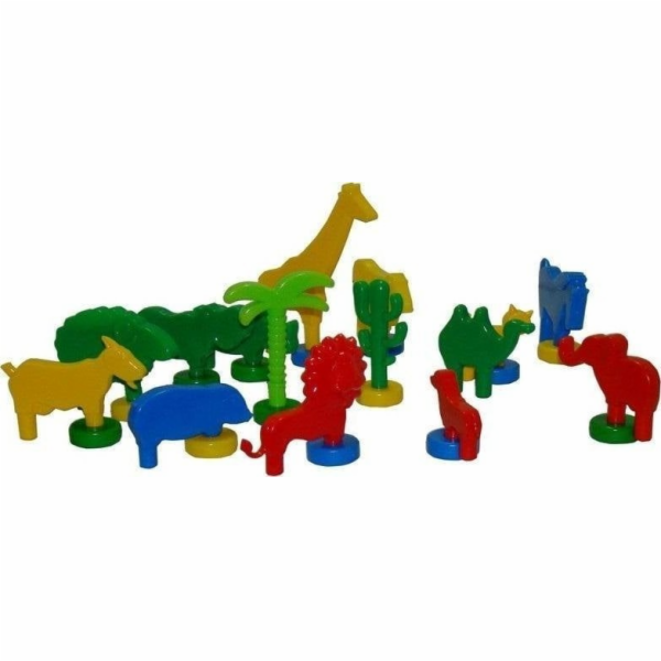 Macyszyn Stavební bloky Barevná zoo