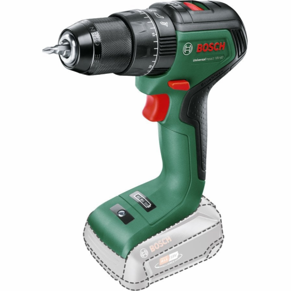 Akku-Schlagbohrschrauber UniversalImpact 18V-60 BARETOOL